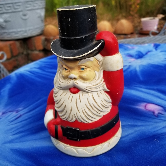 1960s Christmas Vintage Santa Claus Vintage Piggy Bank Coin Collectible - Picture 2 of 7